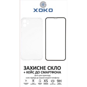 Чехол для мобильного телефона XoKo Ultra Thin Proof + Glass Full Cover Ultra-Thin iPhone 11 Black (XK-CS-ULT-AP-IP11)