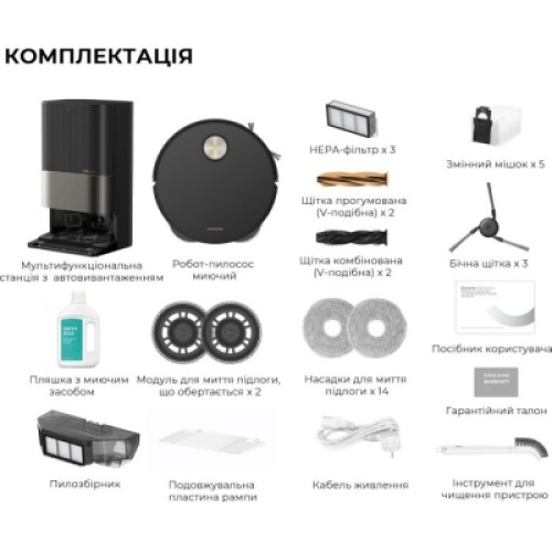 Пылесос Dreame X50 Ultra Black (RLX85CE-6-BL)