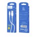 Дата кабель USB 2.0 AM to USB-C 1.0m 2.4A silicone white Denmen (DM-D06T-WH)