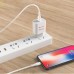Дата кабель USB 2.0 AM to Micro 5P 1.0m 2.4A silicone white Denmen (DM-D06V-WH)