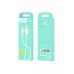 Дата кабель USB 2.0 AM to Micro 5P 1.0m 2.4A silicone white Denmen (DM-D06V-WH)