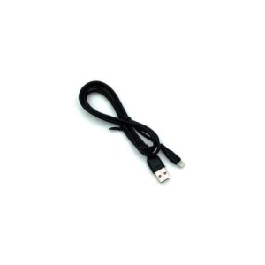 Дата кабель USB 2.0 AM to Lightning 1.0m 2.4A silicone black Denmen (DM-D42L-BK)