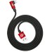 Дата кабель USB 2.0 AM to Lightning 1.0m 2A 90° corner red Baseus (9869201276383)