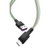 Дата кабель USB 2.0 AM to Lightning 1.0m 5A green XO (NB166-L-1-GR)