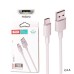 Дата кабель USB 2.0 AM to Micro 5P 1.0m 2.4A pink XO (NB156-M-PN)