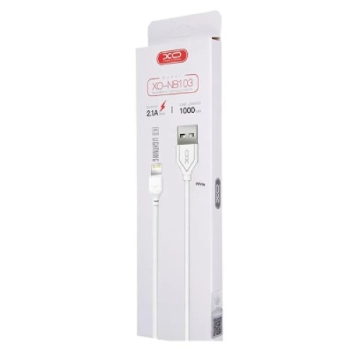 Дата кабель USB 2.0 AM to USB-C 1.0m 2.1A white XO (XO-NB-103-TC-1-WH)