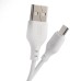 Дата кабель USB 2.0 AM to USB-C 1.0m 2.1A white XO (XO-NB-103-TC-1-WH)