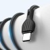 Дата кабель USB 2.0 AM to USB-C 1.0m 2.1A black XO (XO-NB200-TC-1-BK)