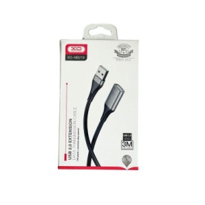 Дата кабель USB 2.0 AM/AM 3.0m black XO (NB-219-USB-3m)