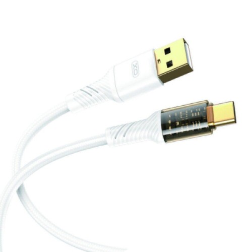 Дата кабель USB 2.0 AM to USB-C 1.0m 2.4A white XO (XO-NB229-TC-1-WH)