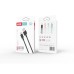 Дата кабель USB 2.0 AM to USB-C 1.0m 2.4A black XO (NB156-TC-1-BK)