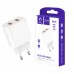 Зарядное устройство Denmen 2xUSB 2.4A white (DM-DC05-WH)