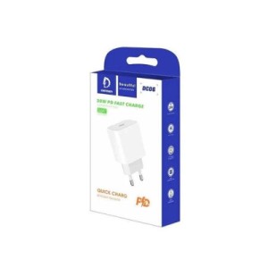 Зарядное устройство Denmen USB-C PD20W 3.6A white (DM-DC06-WH)