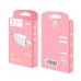 Зарядное устройство Denmen 1xUSB 2.4A + cable USB to Lightning white (DC01L-WH)