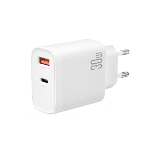 Зарядное устройство XO 1xUSB-C PD30W + 1xUSB QC3.0 (XO-QC16)