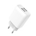 Зарядное устройство XO 2xUSB 2.4A + cable USB to Micro 5P white (L57-M-WH)