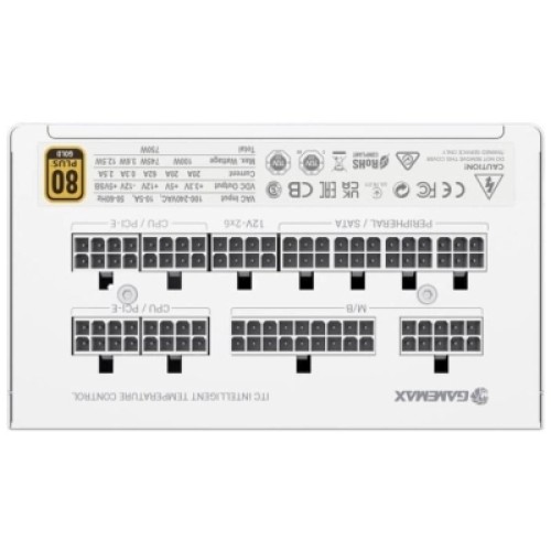 Блок питания Gamemax 750W (GX-750 PRO WH(ATX3.1PCIe5.1))