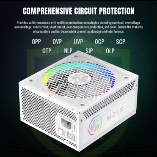 Блок питания Gamemax 850W (RGB 850G WH)