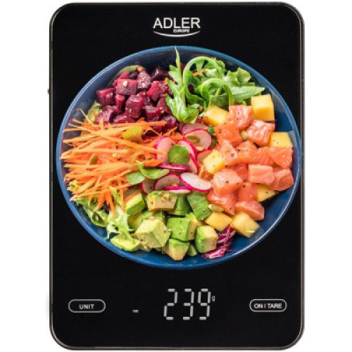 Весы кухонные Adler AD 3177 black