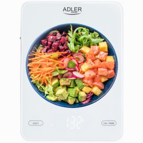 Весы кухонные Adler AD 3177 white