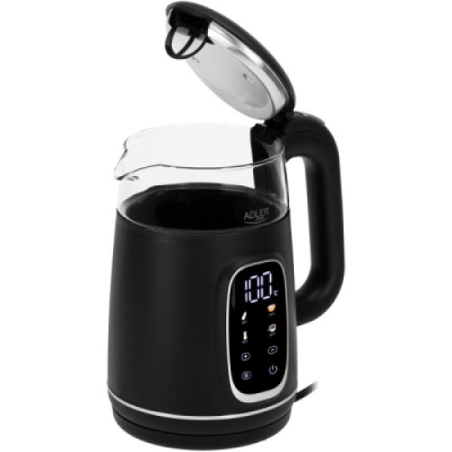 Электрочайник Adler AD 1305 black silver
