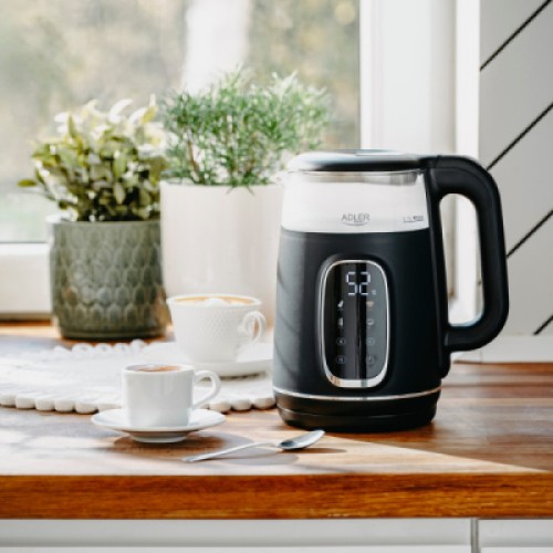 Электрочайник Adler AD 1305 black silver