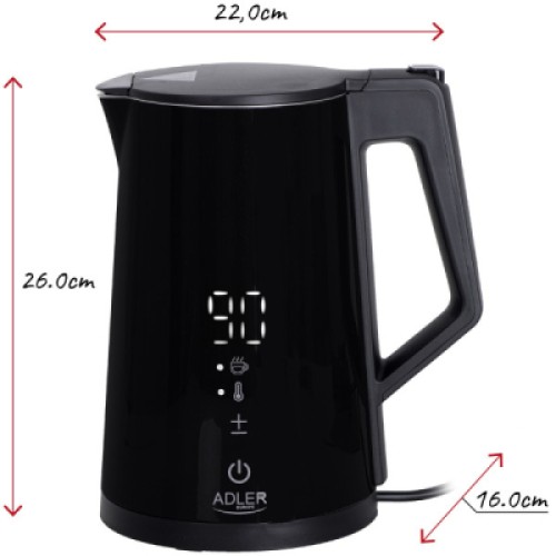Электрочайник Adler AD 1345 black