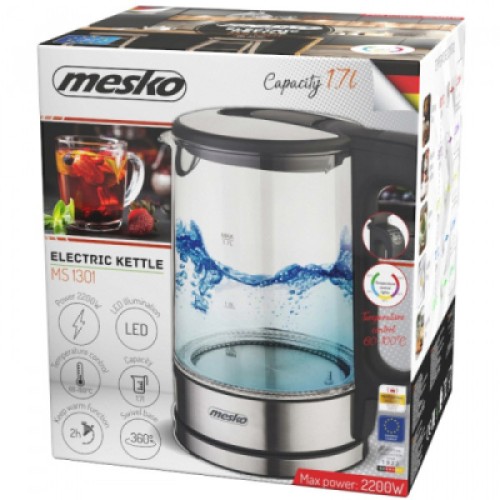 Электрочайник Mesko MS 1301 black