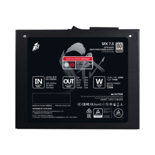Блок питания 1stPlayer 750W PS-750SFX (SFX-PLT-750-BK-EU)