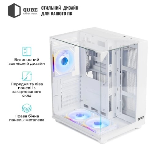 Корпус JONSBO D400 White