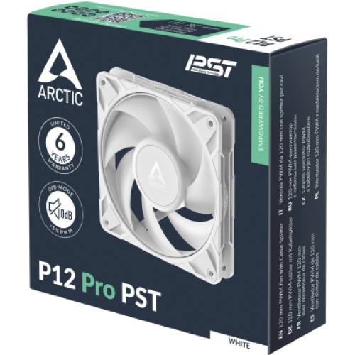 Кулер для корпуса Arctic P12 PRO PST WHITE (ACFAN00308A)