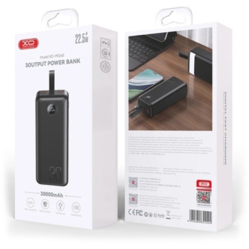 Батарея универсальная BOROFONE 30000mAh BJ11 Rider Black (6941991116445)