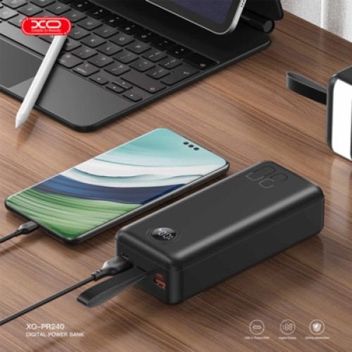 Батарея универсальная BOROFONE 30000mAh BJ11 Rider Black (6941991116445)