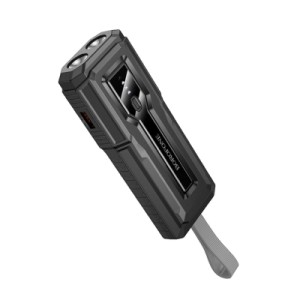 Батарея универсальная BOROFONE 10000mAh BJ54 Graceful 22.5W PD/20W flashlight Black (6941991111617)