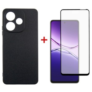 Чехол для мобильного телефона Dengos Oppo A5 Pro Case Carbon + Glass (Black) (DG-KM-150)