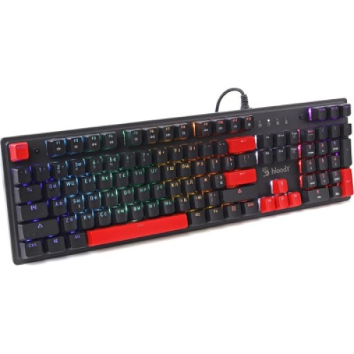 Клавиатура A4Tech Bloody S525N RGB BLMS Red Switch USB Fire Black (4711421002066)