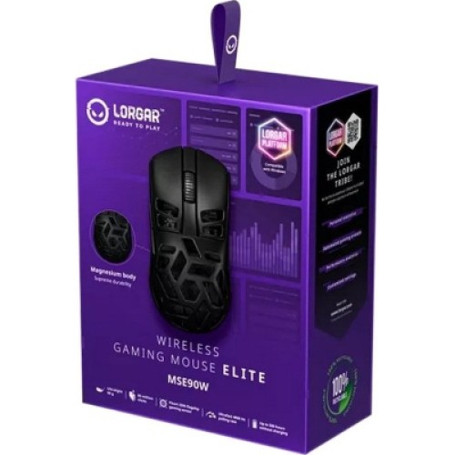 Мышка Lorgar Elite MSE90W Wireless/Bluetooth Black (LRG-MSE90W-BK)