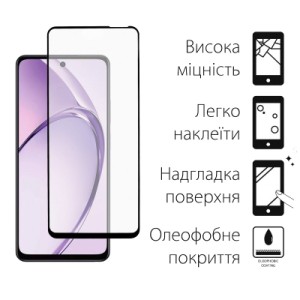 Стекло защитное Dengos Full Glue OPPO A40m Black (TGFG-413)