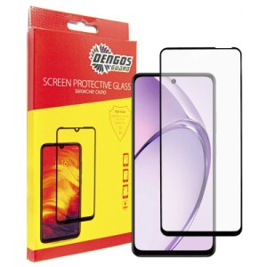 Стекло защитное Dengos Full Glue OPPO A40m Black (TGFG-413)
