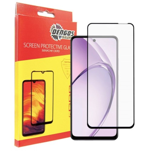 Стекло защитное Dengos Full Glue OPPO A5i Black (TGFG-405)