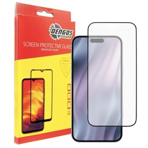 Стекло защитное Dengos Full Glue iPhone 17 Air Black (TGFG-411)