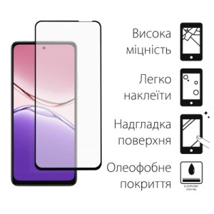 Стекло защитное Dengos Oppo A5x Black 2 pcs (DG-TG2P-79)