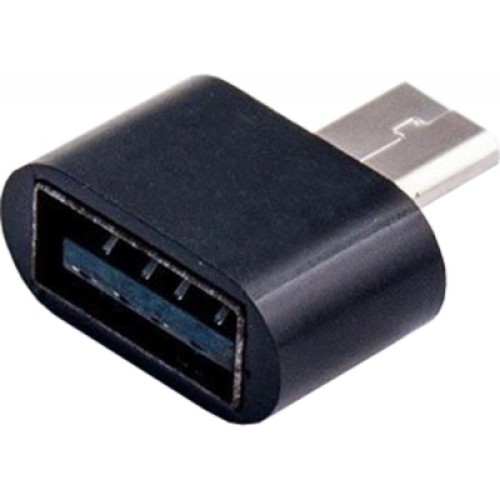 Переходник OTG USB 2.0 AM to Micro 5P white Dengos (ADP-008-WHITE)