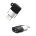 Переходник Lightning M to Micro 5P F black XO (XO-NB149B-BK)
