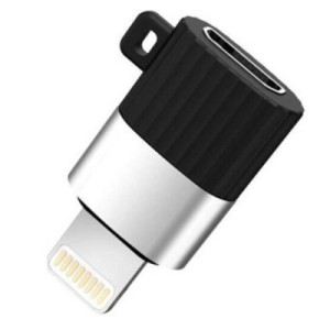 Переходник Lightning M to Micro 5P F black XO (XO-NB149B-BK)