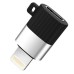 Переходник Lightning M to Micro 5P F black XO (XO-NB149B-BK)