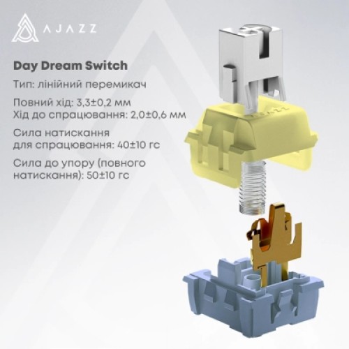 Клавиатура Ajazz AK820 MAX PLUS Daydream Switch RGB Wireless/Bluetooth/USB Black (AK820MAX-DD-BGY)