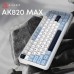 Клавиатура Ajazz AK820 MAX PLUS Daydream Switch RGB Wireless/Bluetooth/USB White (AK820MAX-DD-BWD)