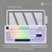 Клавиатура Ajazz AK820 MAX PLUS Daydream Switch RGB Wireless/Bluetooth/USB White (AK820MAX-DD-BWD)