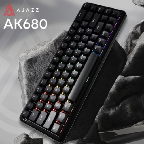 Клавиатура Ajazz AK680 MAX Magnetic Switch RGB USB Black (AK680-WM-B-A)